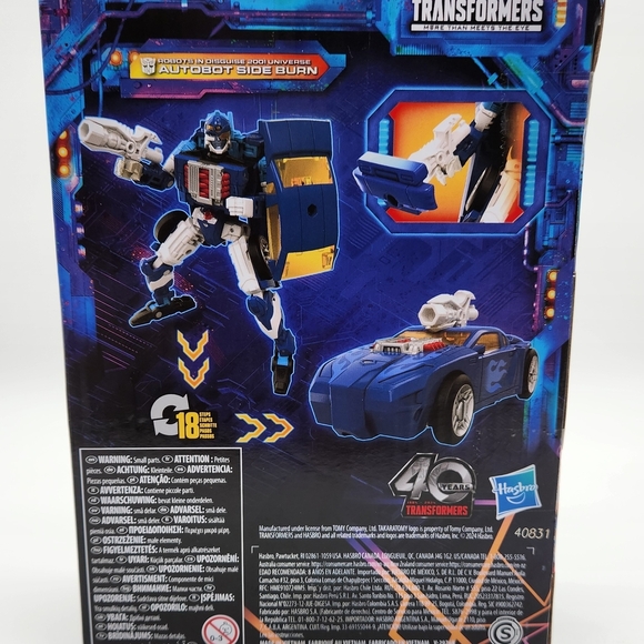 New Transformers Side Burn Autobot Legacy United Hasbro Deluxe Action Figure. - Picture 3 of 5